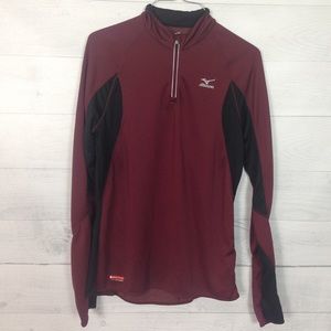 Men's Mizuno BREATH THERMO pullover athletic top